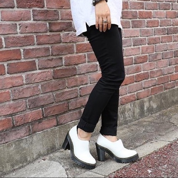 Dr Martens Cordelia Paten Heeled Mules 
